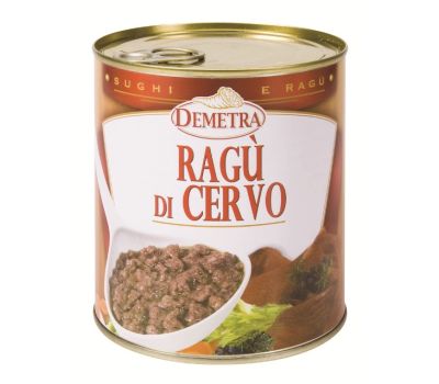 Ragù di cervo 820 gr demetra