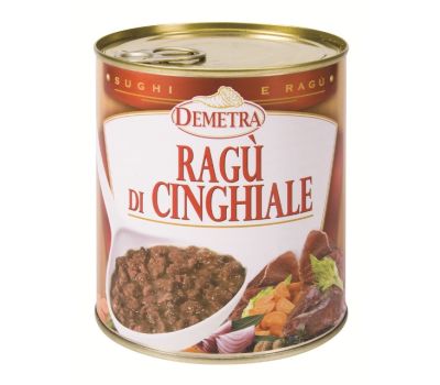 Ragù di cinghiale 820 gr demetra