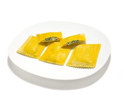 Ravioloni ricotta di bufala/spinaci d.c.