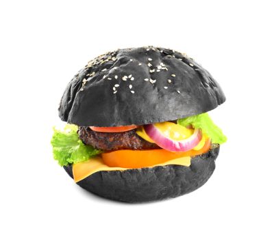 Black burger buns sesamo pret.80 gr