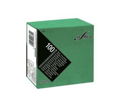 Tovaglioli 2 v 25x25 verde foresta