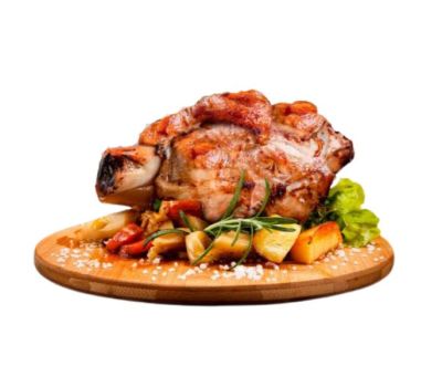 Stinco suino a metà alle erbe aromat.
