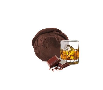 Sorbetto al cioccolato al rum