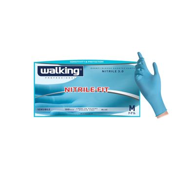 Guanti nitrile azzurri 100 pz/cf tg. xl