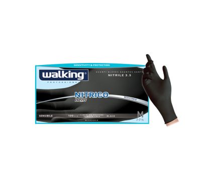 Guanti nitrile nero 100 pz/cf tg. xl