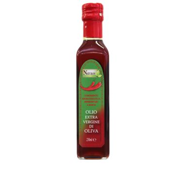 Olio di oliva aromatizzato peperoncino