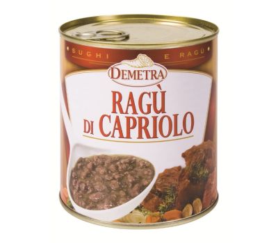 Ragù di capriolo 820 gr demetra