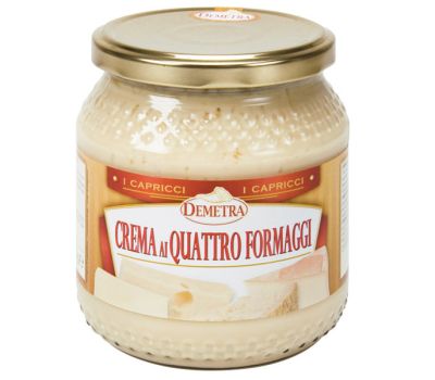 Crema ai 4 formaggi 560 gr demetra