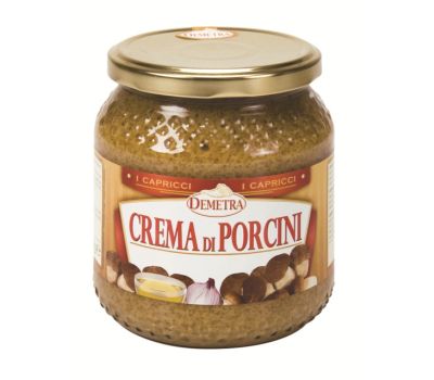 Crema di funghi porcini 550 gr demetra