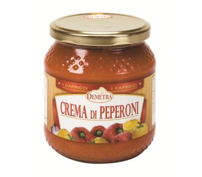 Crema di peperoni 550 gr demetra