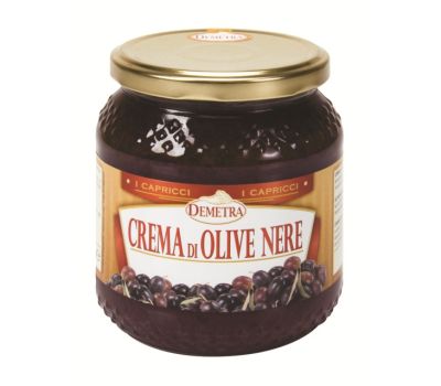 Crema di olive nere 550 gr demetra