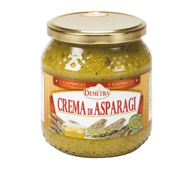 Crema di asparagi verdi 540 gr demetra