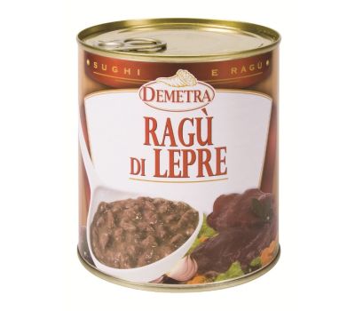 Ragù di lepre 820 gr demetra