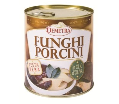 Funghi porcini tagl.t.nera o.oliva 800gr