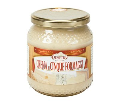 Crema ai 5 formaggi 560 gr demetra