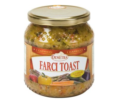 Farci-toast alle verdure 530 gr demetra
