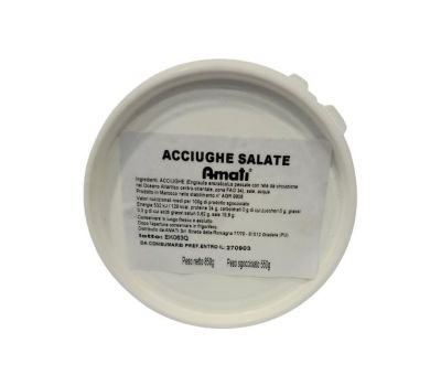 Acciughe salate intere amati