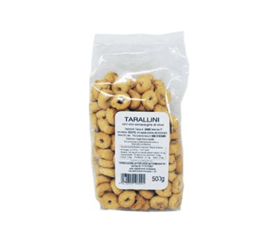 Tarallini con olio evo 500 gr