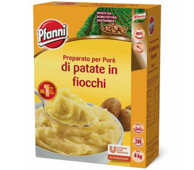 Preparato per purè fiocco pfanni