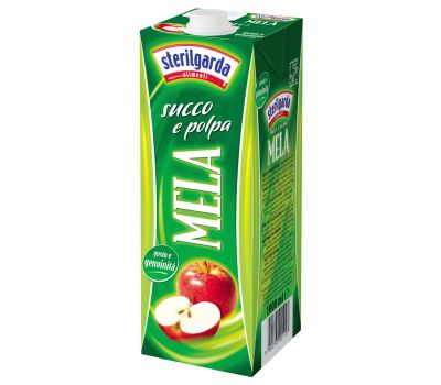 Succo e polpa di mela in brik 1 lt