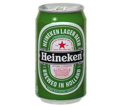 Birra heineken in lattina 330 ml