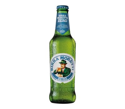 Birra moretti zero in bottiglia 330 ml