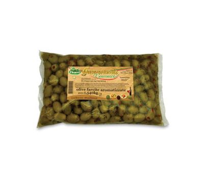 Olive verdi farcite aromatizzate ficacci