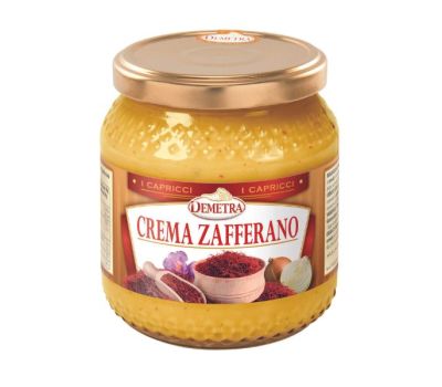 Crema zafferano 540 gr demetra