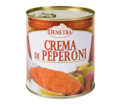 Crema di peperoni 820 gr demetra