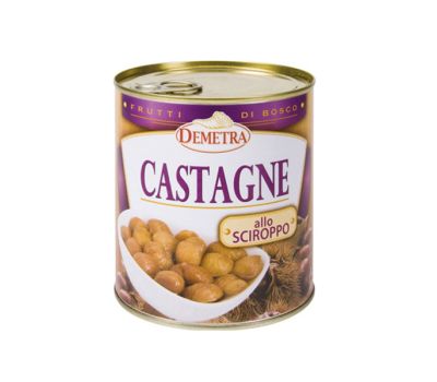 Castagne sciroppate 980 gr demetra