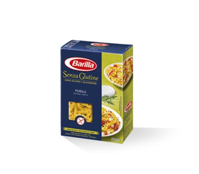 Fusilli s/glutine 400 gr barilla