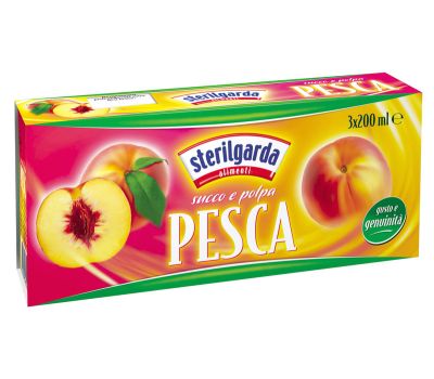 Succo e polpa di pesca in brik 200ml