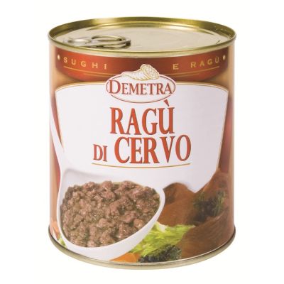 Ragù di cervo 820 gr demetra