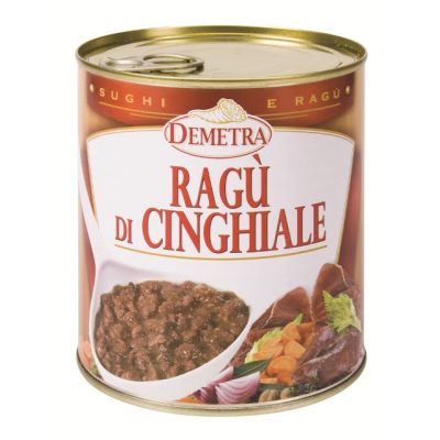 Ragù di cinghiale 820 gr demetra