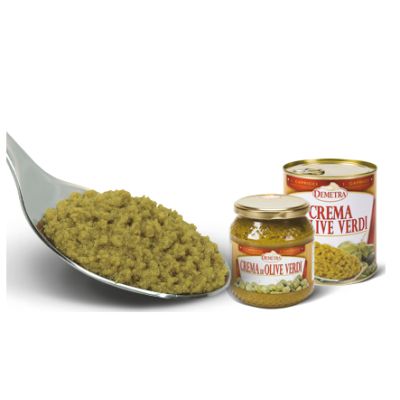 Crema di olive verdi 550 gr demetra