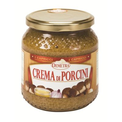 Crema di funghi porcini 550 gr demetra